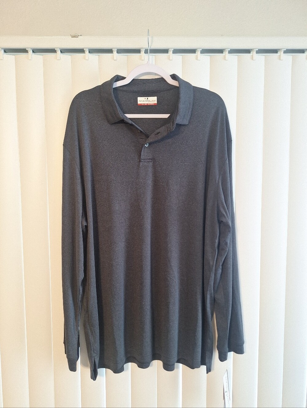 Grand Slam Long Sleeve Golf Polo Shirt